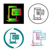 Cashless Payment Vector Icon