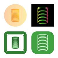 Stack of Coins Vector Icon