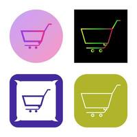 Unique Empty Cart Vector Icon