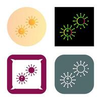 Unique Virus Vector Icon