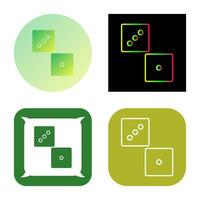 Unique Dice Vector Icon