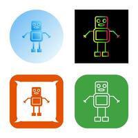 Unique Robot Vector Icon