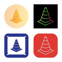 Unique Cone Vector Icon