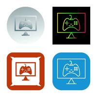 Unique Online Games Vector Icon