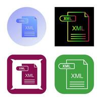 XML Vector Icon