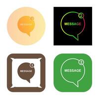 Message Bubbles Vector Icon