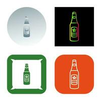 Beer Bottle Vector Icon