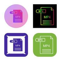 MP4 Vector Icon