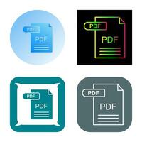 PDF Vector Icon