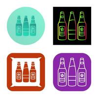 Beer Bottles Vector Icon