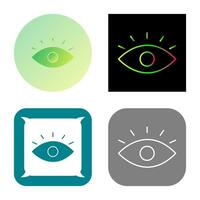 icono de vector de ojo