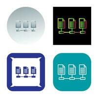 Network Files Vector Icon