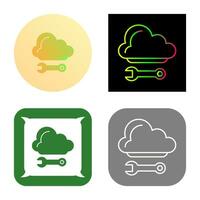 Cloud Computing Vector Icon