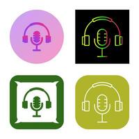 icono de vector de podcast