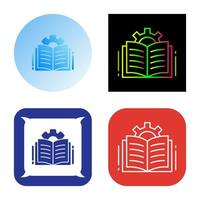 Open Book Vector Icon