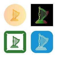 Harp Vector Icon