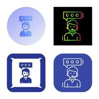 Client Service Vector Icon