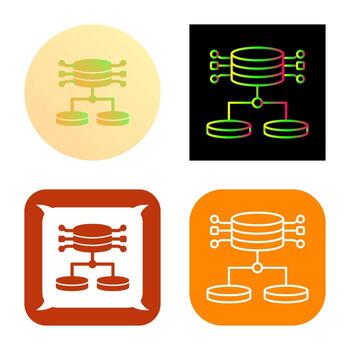 Structured Data Vector Icon