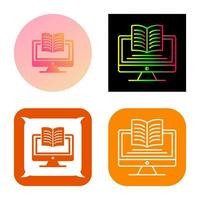 Digital Learning Vector Icon