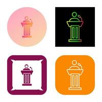 Podium Vector Icon