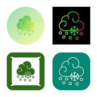 Snow Fall Vector Icon