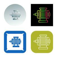 icono de vector de motor eléctrico