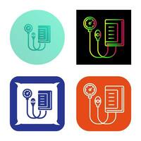 Blood Pressure Gauge Vector Icon