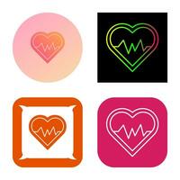 Heart Beat Vector Icon