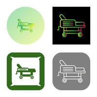 Hospital Bed Vector Icon