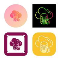 Cloud Data Vector Icon