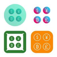 Currency Symbols Vector Icon