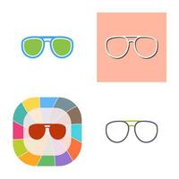 Unique Glasses Vector Icon