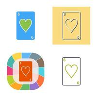 Hearts Card Vector Icon