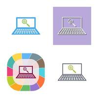Unique Find on Internet Vector Icon
