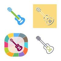 icono de vector de guitarra