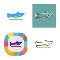 Speed Boat Vector Icon