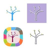 Tree with no Leaves Vector Icon