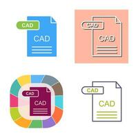 icono de vector de cad