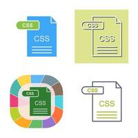 icono de vector de css