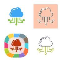 Cloud Computing Vector Icon