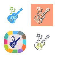 icono de vector de guitarra