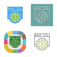 Dollar Coin Vector Icon