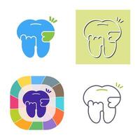 Toothache And Plaque Vector Icon