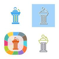 Podium Vector Icon