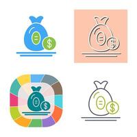 Money Bag Vector Icon