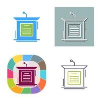 Podium Vector Icon
