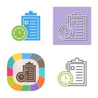 Time Management Vector Icon