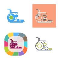 Wheel Chair Vector Icon