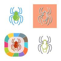 icono de vector de araña