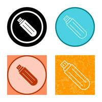 Unique USB Drive Vector Icon